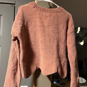 size medium almost famous cropped sweater